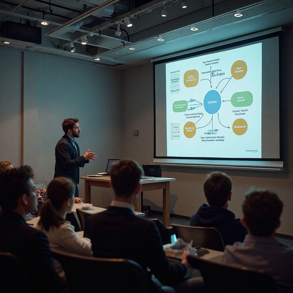 University lecture on productivity