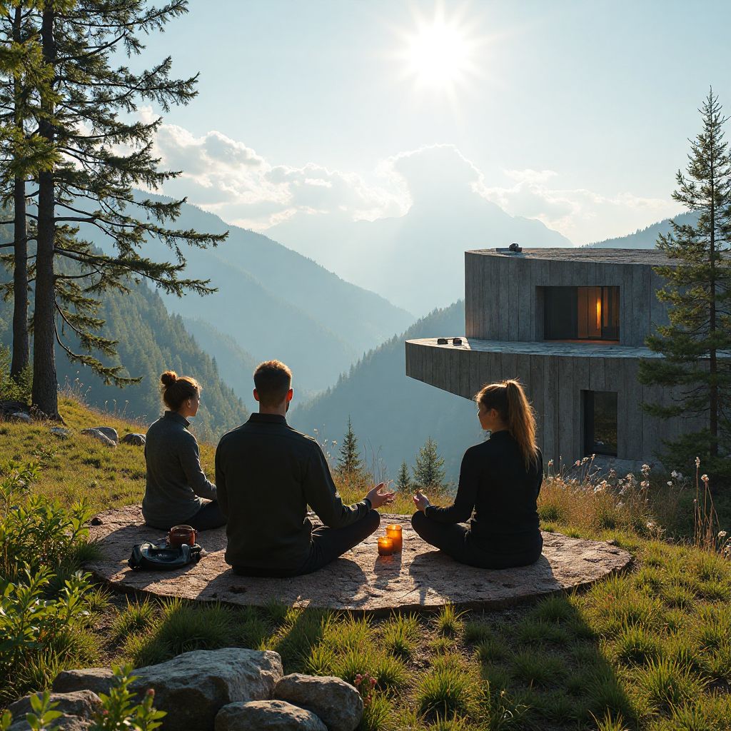Productivity retreat in mountain setting