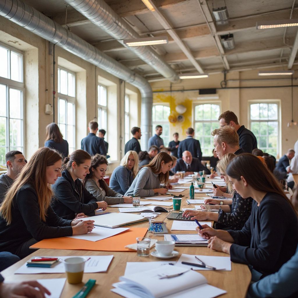 Morning routine workshop in progress